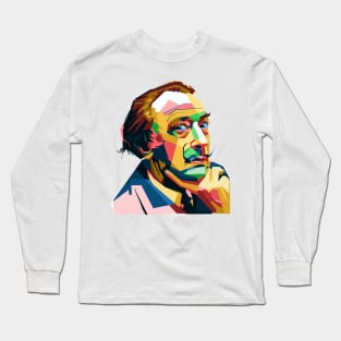 Salvador Dali Colorfull Long Sleeve T-Shirt